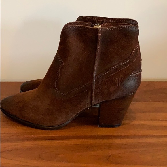 Frye Reed Suede Booties - Picture 4 of 6